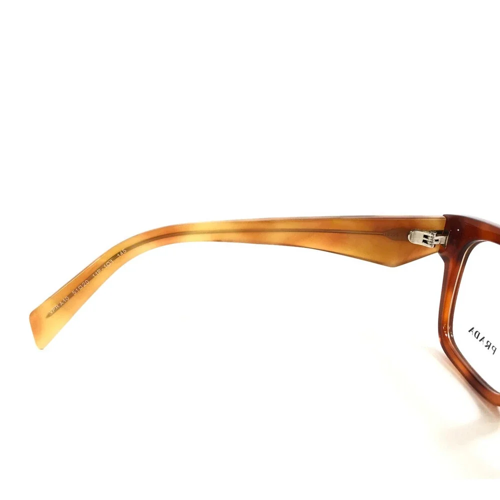 Prada Eyeglasses Frames VPRA10 11P-1O1 Havana Cognac Light Tortoise 51-20-145